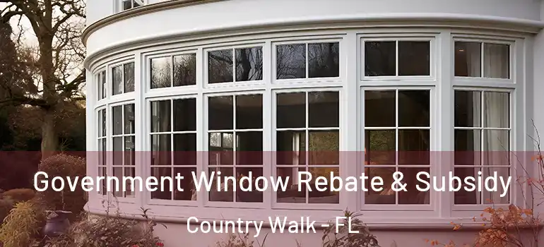  Government Window Rebate & Subsidy Country Walk - FL