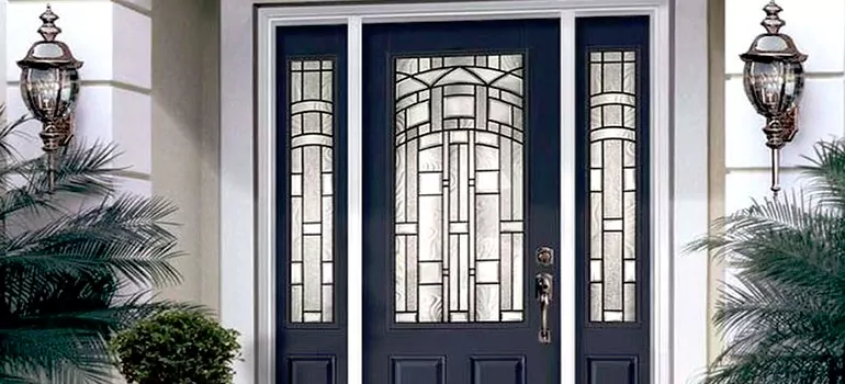 Stained Glass Door Panels in Country Walk, FL