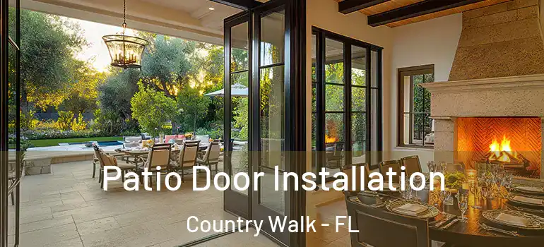  Patio Door Installation Country Walk - FL