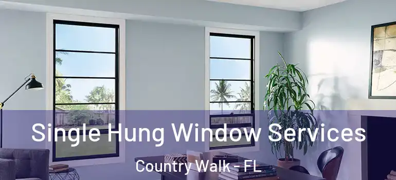  Single Hung Window Services Country Walk - FL