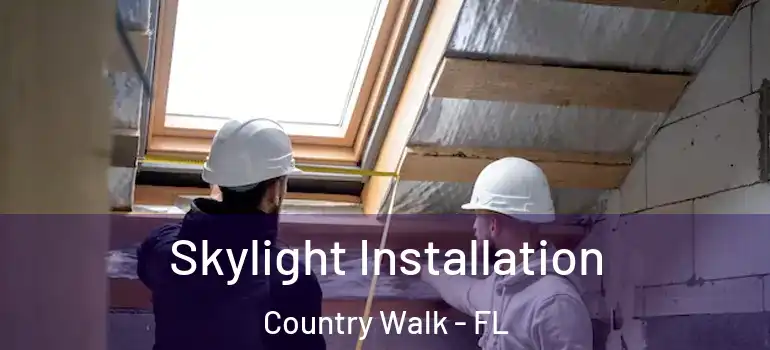  Skylight Installation Country Walk - FL