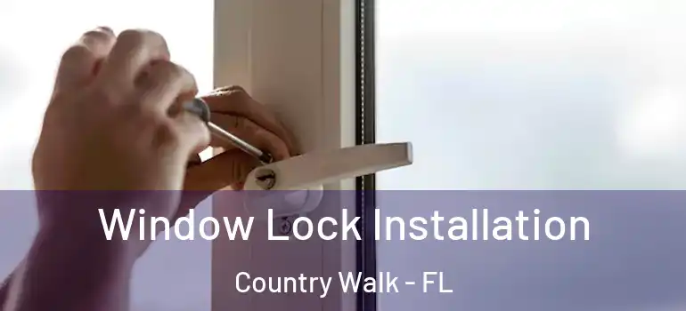  Window Lock Installation Country Walk - FL
